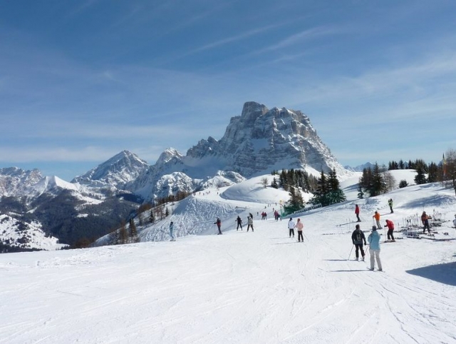 Sciare sulle Dolomiti